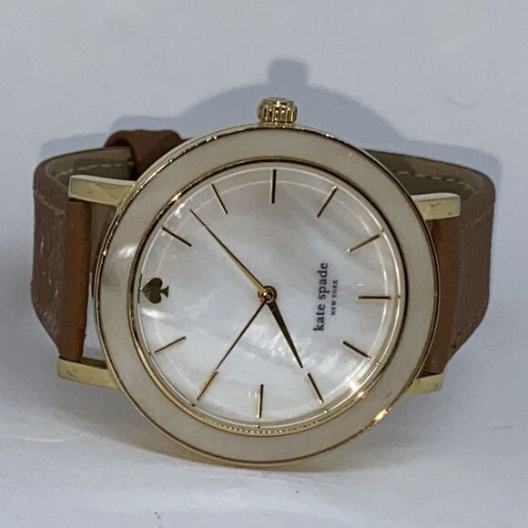 Kate Spade New York Gramercy 0394 Women's Brown Leather Analog Dial Watch WFH129 - Picture 7 of 12